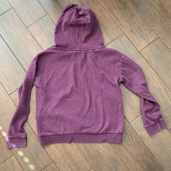 American Eagle Logo Purple Pullover Hoodie Sweatshirt sz L Y2K - Picture 5 of 5